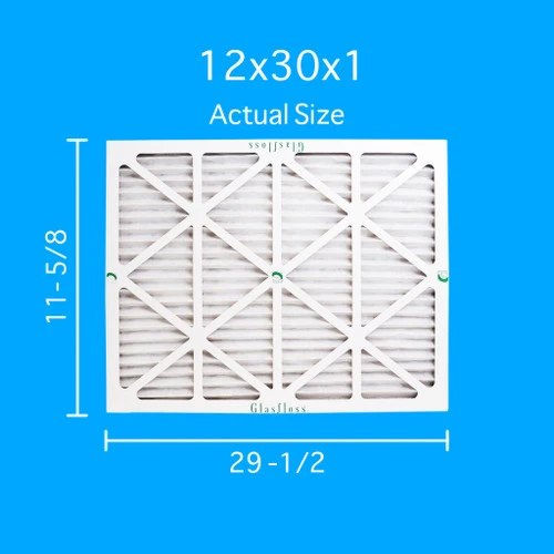 12x30x1 Air Filter Glasfloss ZL Series MERV 10 - Box of 12 12x30x1 Air Filter Glasfloss ZL Series MERV 10 - Box Of 12 -Air Hvac Refrigeration Sale Shop