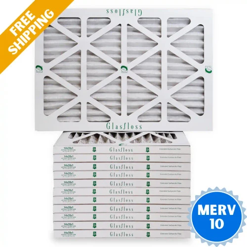 14x20x1 Air Filter Glasfloss ZL Series MERV 10 - Box of 12 14x20x1 Air Filter Glasfloss ZL Series MERV 10 - Box Of 12 -Air Hvac Refrigeration Sale Shop
