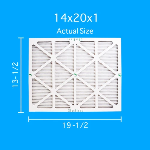 14x20x1 Air Filter Glasfloss ZL Series MERV 10 - Box of 6 14x20x1 Air Filter Glasfloss ZL Series MERV 10 - Box Of 6 -Air Hvac Refrigeration Sale Shop