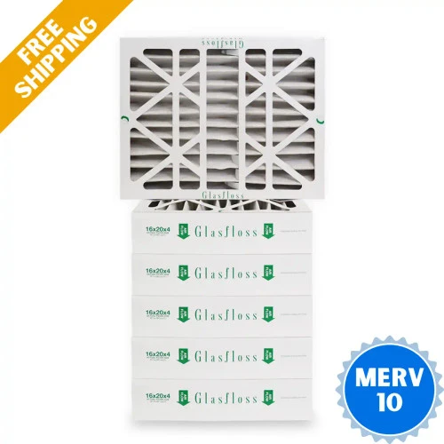 16x20x4 Air Filter Glasfloss ZL Series MERV 10 - Box Of 6 -Air Hvac Refrigeration Sale Shop