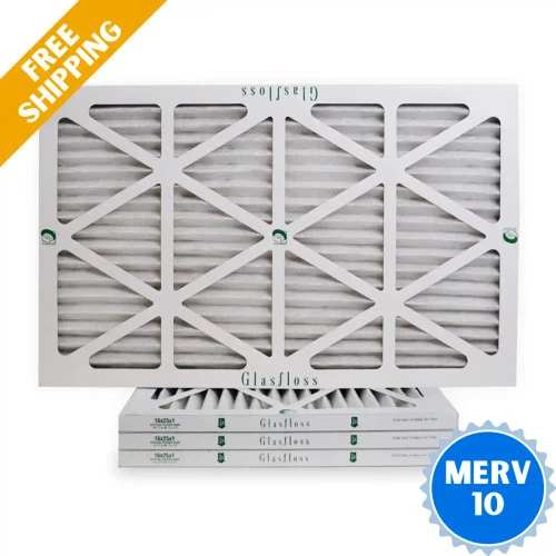 16x25x1 Air Filter Glasfloss ZL Series MERV 10 - Box Of 4 -Air Hvac Refrigeration Sale Shop
