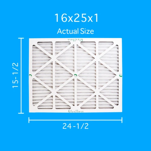 16x25x1 Air Filter Glasfloss ZL Series MERV 10 - Box of 6 16x25x1 Air Filter Glasfloss ZL Series MERV 10 - Box Of 6 -Air Hvac Refrigeration Sale Shop