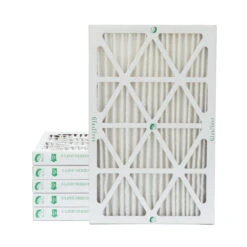 14x25x2 MERV 10 ( FPR 6-7 ) Pleated 2" Inch Air Filters For HVAC Systems By Glasfloss. 6 Pack