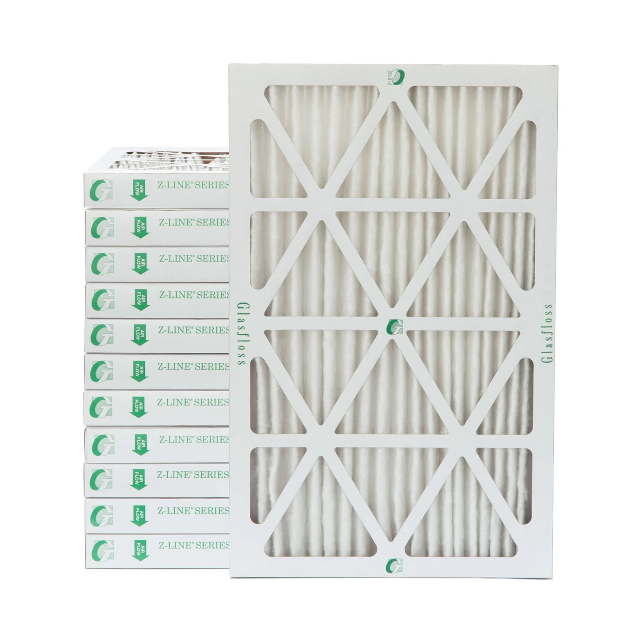 12x20x2 MERV 10 ( FPR 6-7 ) Pleated 2" Inch Air Filters for HVAC Systems by Glasfloss. Case of 12 12x20x2 MERV 10 ( FPR 6-7 ) Pleated 2" Inch Air Filters For HVAC Systems By Glasfloss. Case Of 12 -Air Hvac Refrigeration Sale Shop 16x25x2 case 11180.1632845527