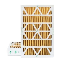 16x25x4 MERV 11 ( FPR 8-9 ) Pleated 4" Inch Air Filters For HVAC Systems By Glasfloss. 2 Pack. Exact Size: 15-1/2 X 24-1/2 X 3-3/4