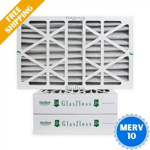 16x25x4 Air Filter Glasfloss ZL Series MERV 10 - Box Of 3 -Air Hvac Refrigeration Sale Shop