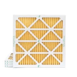 20x20x1 MERV 11 ( FPR 8-9 ) Pleated Air Filters For HVAC Systems By Glasfloss. Box Of 4