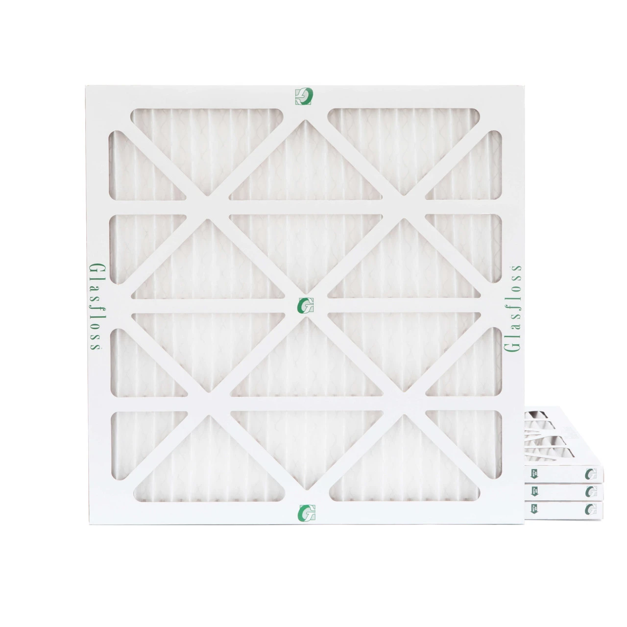 20x20x1 MERV 10 ( FPR 6-7 ) Pleated Air Filters For HVAC Systems By Glasfloss. Box Of 4 -Air Hvac Refrigeration Sale Shop 20x20x1