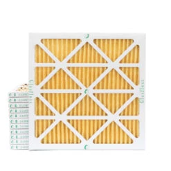 18x18x1 MERV 11 ( FPR 8-9 ) Pleated Air Filters For HVAC Systems By Glasfloss. Case Of 12