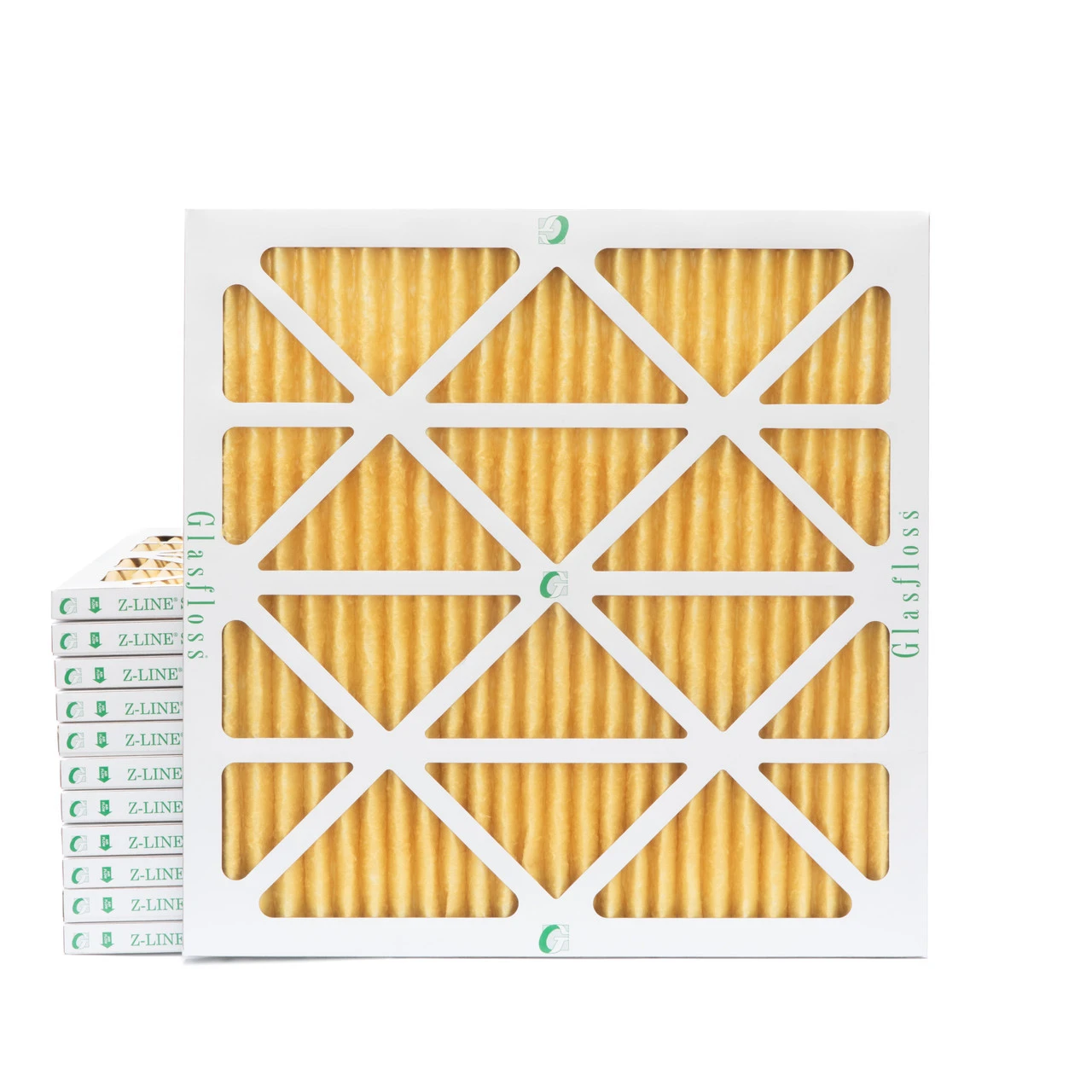 16x16x1 MERV 11 ( FPR 8-9 ) Pleated Air Filters for HVAC Systems by Glasfloss. Case of 12 16x16x1 MERV 11 ( FPR 8-9 ) Pleated Air Filters For HVAC Systems By Glasfloss. Case Of 12 -Air Hvac Refrigeration Sale Shop 20x20x1 case
