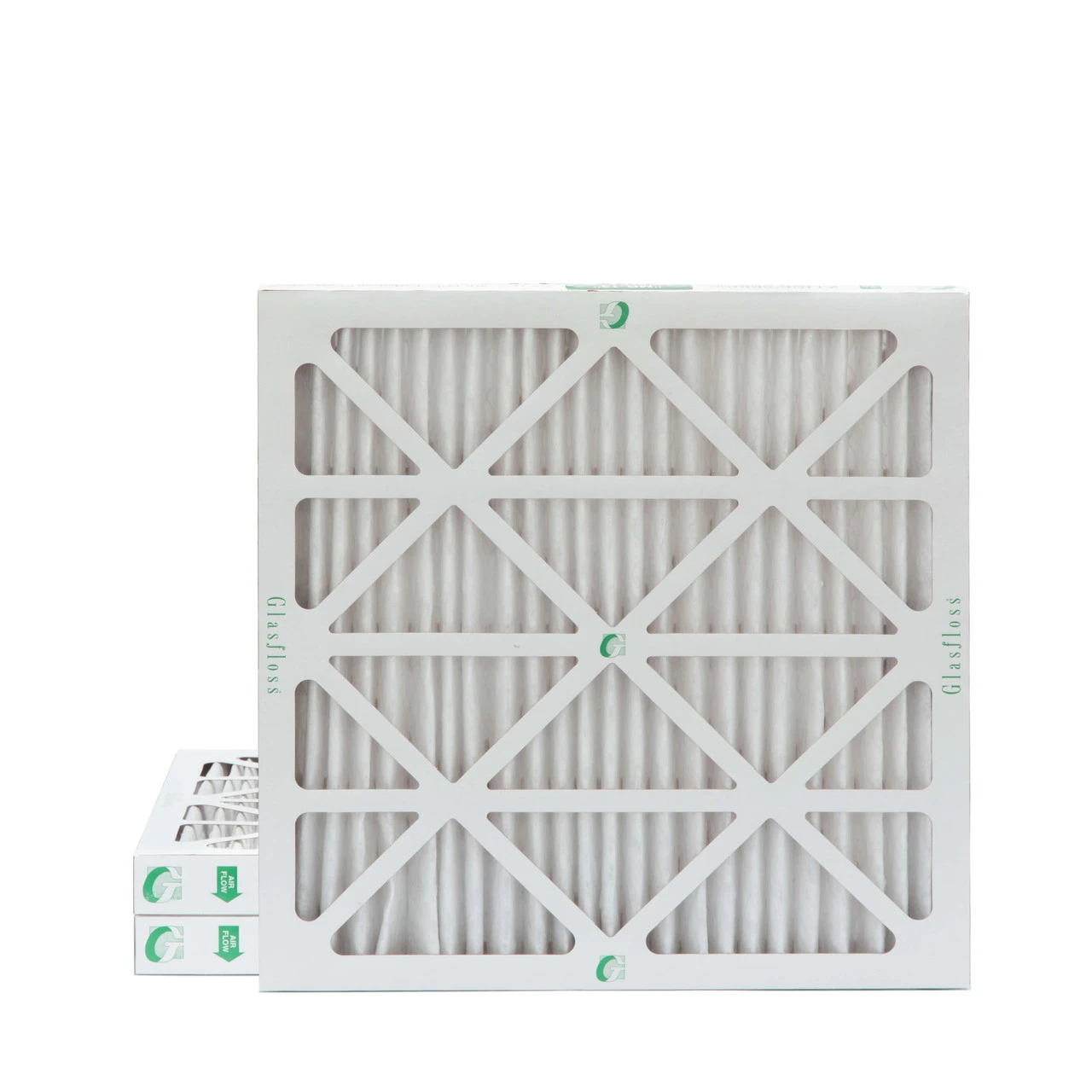 20x20x2 MERV 13 ( FPR 10 ) Pleated 2" Inch Air Filters For HVAC Systems By Glasfloss. 3 Pack -Air Hvac Refrigeration Sale Shop 20x20x2