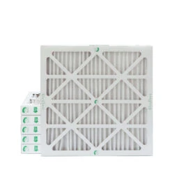 18x20x2 MERV 13 ( FPR 10 ) Pleated 2" Inch Air Filters For HVAC Systems By Glasfloss. 6 Pack