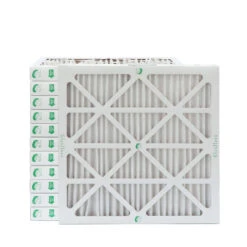 20x20x2 MERV 13 ( FPR 10 ) Pleated 2" Inch Air Filters For HVAC Systems By Glasfloss. Case Of 12
