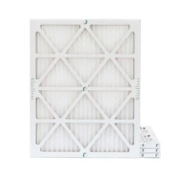24x30x1 MERV 10 ( FPR 6-7 ) Pleated Air Filters For HVAC Systems By Glasfloss. Box Of 4