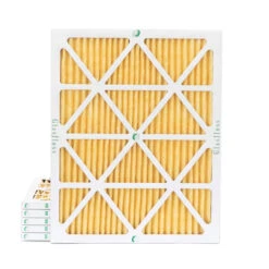 20x25x1 MERV 11 ( FPR 8-9 ) Pleated Air Filters For HVAC Systems By Glasfloss. 6 Pack