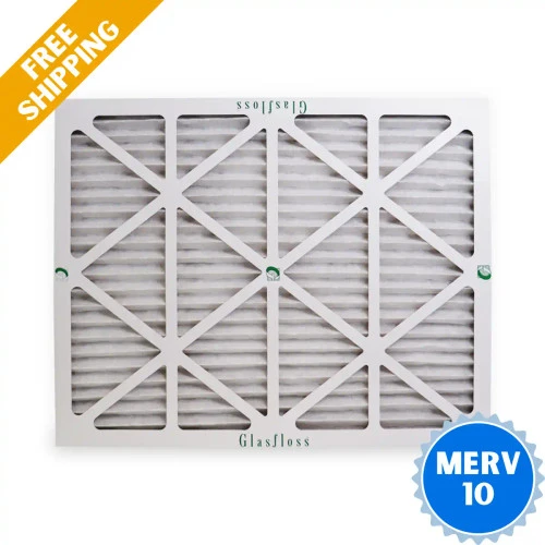 20x25x1 Air Filter Glasfloss ZL Series MERV 10 - Box Of 4 -Air Hvac Refrigeration Sale Shop