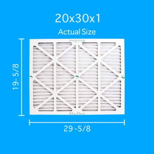 20x30x1 Air Filter Glasfloss ZL Series MERV 10 - Box of 6 20x30x1 Air Filter Glasfloss ZL Series MERV 10 - Box Of 6 -Air Hvac Refrigeration Sale Shop