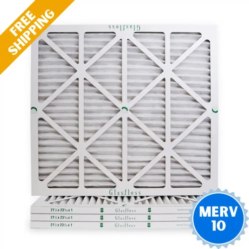 21-1/2x23-5/16x1 MERV 10 Glasfloss Pleated Air Filter - Box of 4 - Made In USA 21-1/2x23-5/16x1 MERV 10 Glasfloss Pleated Air Filter - Box Of 4 - Made In USA -Air Hvac Refrigeration Sale Shop 21 1 2x23 5