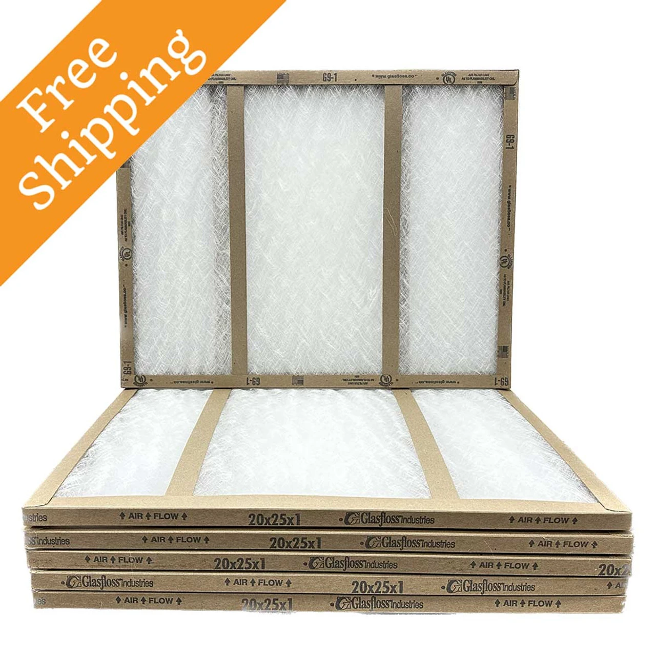 20x25x1 Air Filter Glasfloss GDS Series Disposable - Box of 6 20x25x1 Air Filter Glasfloss GDS Series Disposable - Box Of 6 -Air Hvac Refrigeration Sale Shop GDS20251 6PK WS 97442.1676396843
