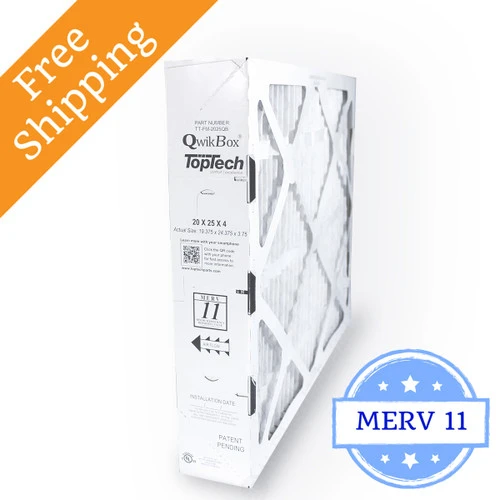 TT-FM-2025 TopTech Air Filter 20x25x4 MERV 11 (Unassembled) TT-FM-2025 TopTech Air Filter 20x25x4 MERV 11 (Unassembled) -Air Hvac Refrigeration Sale Shop