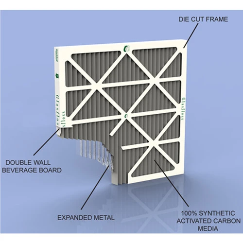 10x20x2 Air Filter with Odor Reduction MERV 10 - Glasfloss (Box of 12) 10x20x2 Air Filter With Odor Reduction MERV 10 - Glasfloss (Box Of 12) -Air Hvac Refrigeration Sale Shop carbotron odor control air filter cutaway 20651.1412279183